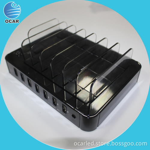 Lechance OCAR top sale battery quick charger 7-port USB charging dock station